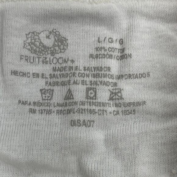 Fruit of the Loom Men's Underwear Briefs Large White Lot of 2 - Picture 4 of 4